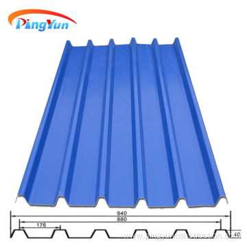 Peru factory tejas waterproof PVC roof tile